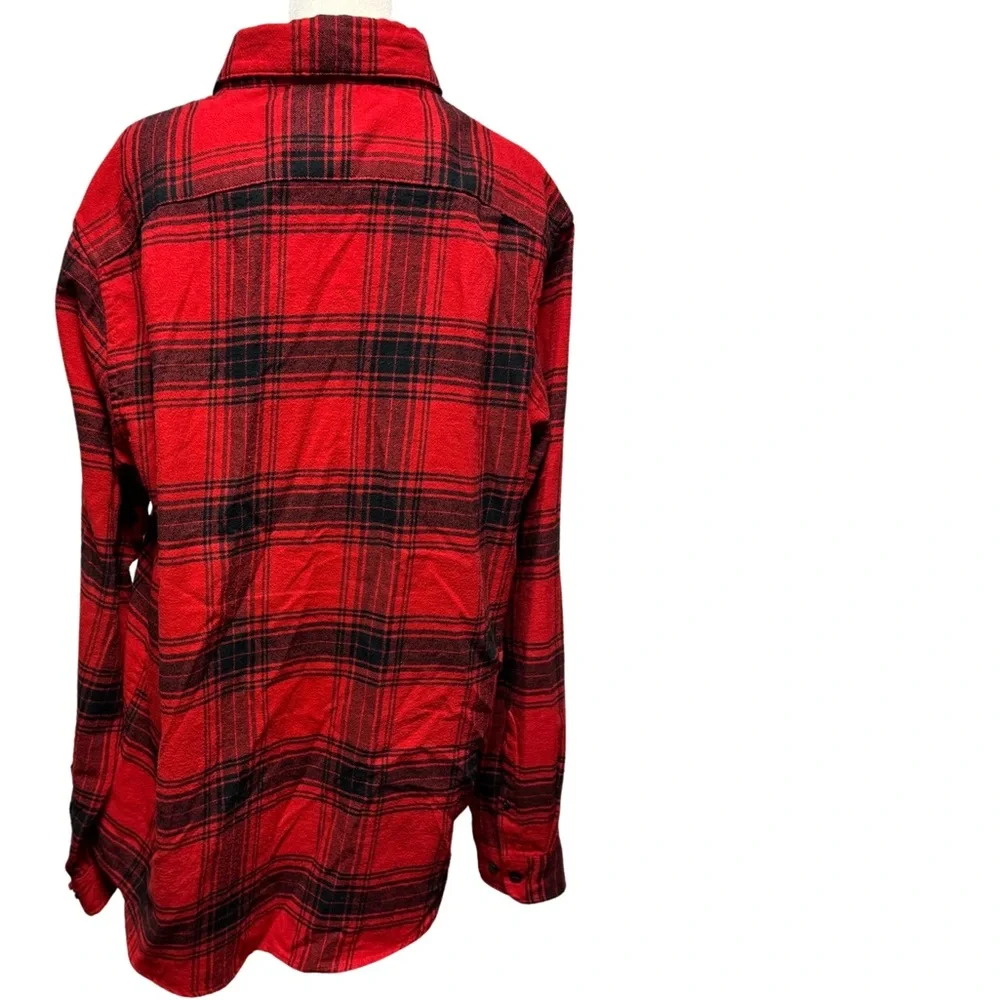 Flannel Button-Down Shirt - Lg - Picture 7 of 12